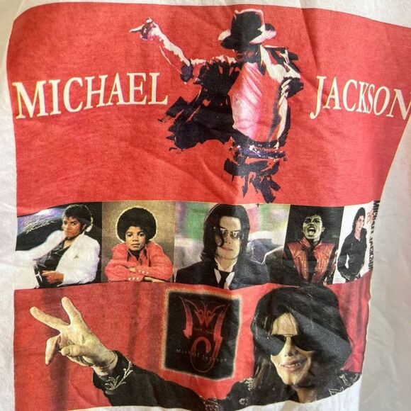 Vintage Michael Jackson Aeon Basic 100% Cotton T-Shirt. XL Unisex - Picture 1 of 10